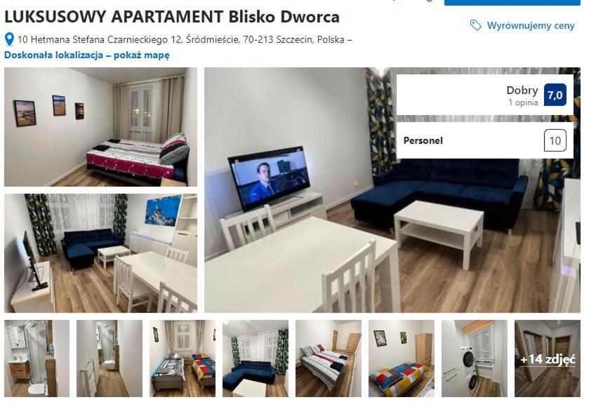 Luksusowy Apartament Przy Dworcu Szczecin Kültér fotó