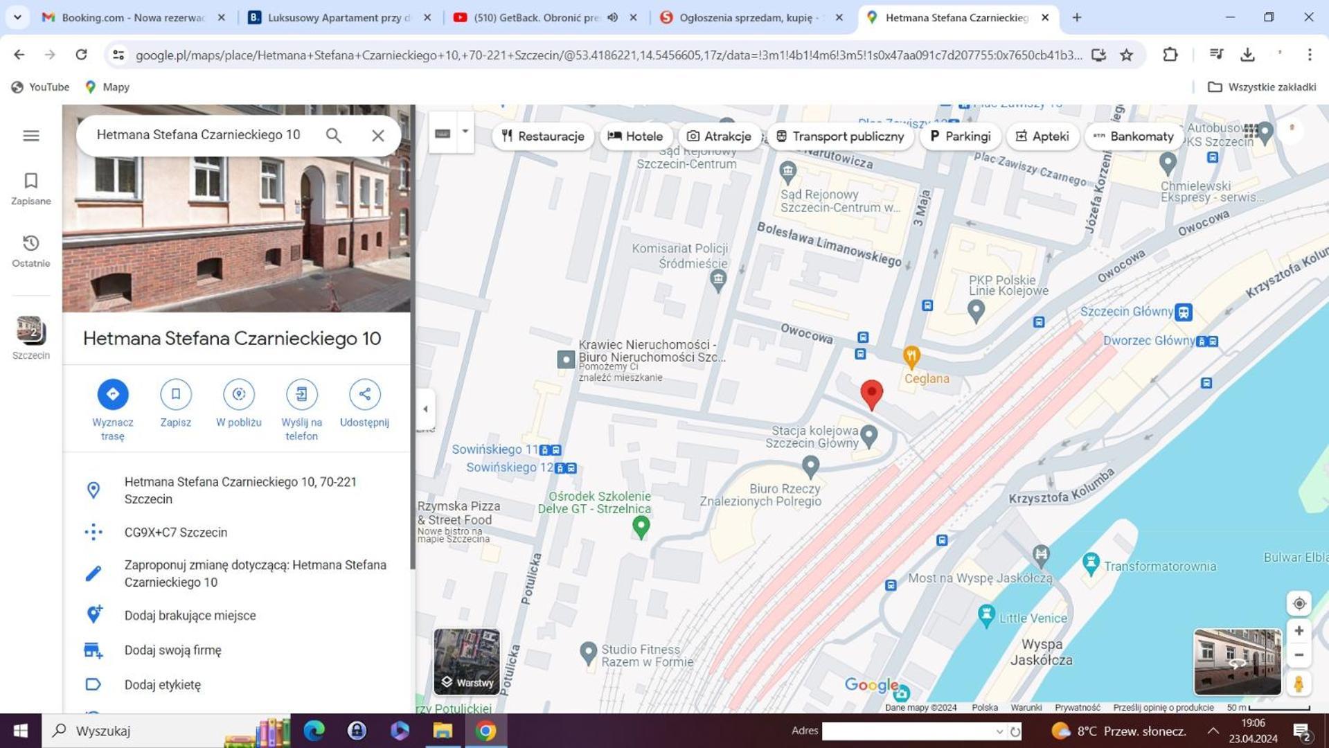 Luksusowy Apartament Przy Dworcu Szczecin Kültér fotó